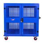 Blue Security Cage Front View Closed LG