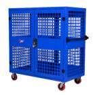 Blue Security Cage Quarter View Closed LG