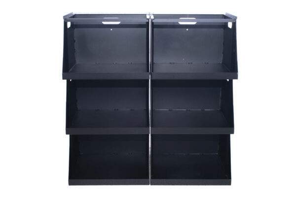 steel stack bin
