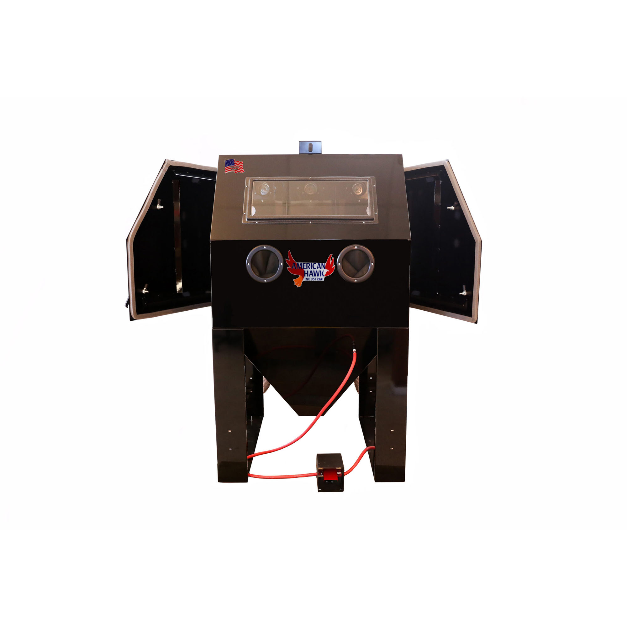 Sandblast Cabinet, American Hawk Industrial, Media Blast Cabinet, Abrasive, Blast Cabinet, Sandblast Abrasive Cabinet Machine 4040AHK, 4040AHK Sandblast Cabinet, Dee-Blast