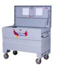 Job Box Grey Quarter View Open Document Slots LG