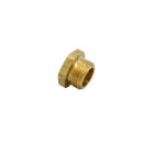Cabinet Sandblaster Parts, Parts Washer Replacement Parts, Parts & Accessories, Brass Hex Cap for Handle (Short), 511-1 Brass Hex Cap, American Hawk Industrial, Dee-Blast