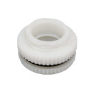 Cabinet Sandblaster Parts, Parts Washer Replacement Parts, Parts & Accessories, 2" Nylon Bulkhead Fitting with Rubber Washer, 621 Nylon Bulkhead, American Hawk Industrial, Dee-Blast