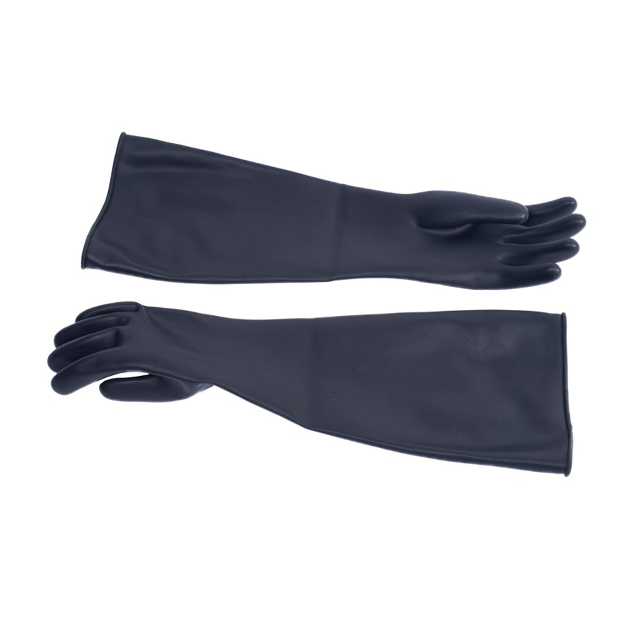 Cabinet Sandblaster Parts, Parts Washer Replacement Parts, Parts & Accessories, Rubber Sandblasting Gloves 24", 007 Gloves Black, American Hawk Industrial, Dee-Blast