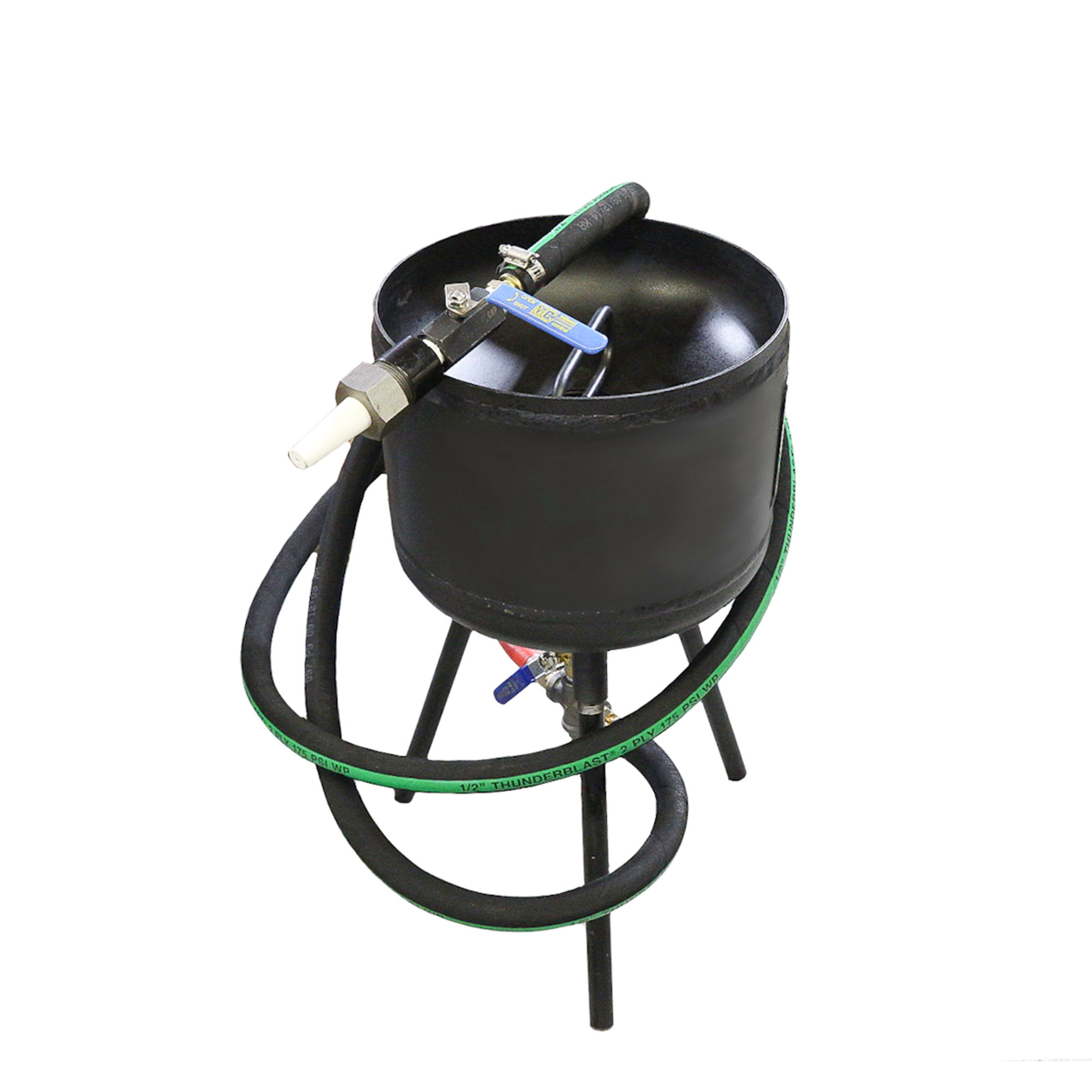 Portable Blaster Parts, Parts & Accessories, 40LB Portable Pressure Blaster, 448 Portable Pressure Blaster Black, American Hawk Industrial, Dee-Blast