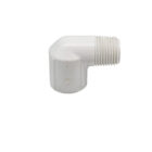 Cabinet Sandblaster Parts, Parts Washer Replacement Parts, Parts & Accessories,1/2″ x 90° White PVC Street Elbow Drain, V705 Elbow, American Hawk Industrial, Dee-Blast