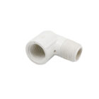 Cabinet Sandblaster Parts, Parts Washer Replacement Parts, Parts & Accessories,1/2″ x 90° White PVC Street Elbow Drain, V705 Elbow, American Hawk Industrial, Dee-Blast
